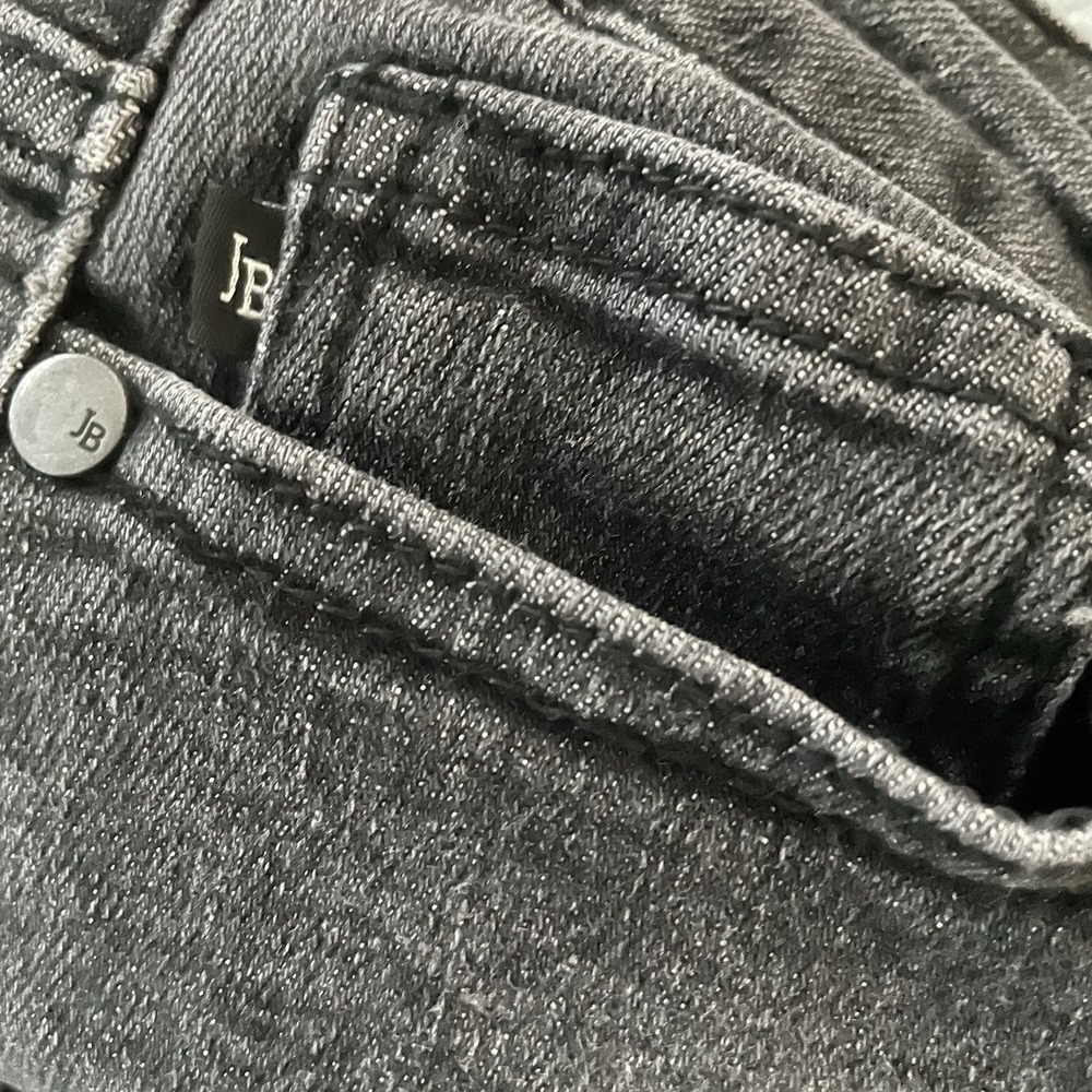 Judy Blue Black Wide Leg SZ 3/26 Trouser Jeans High Rise Button Fly Stretch Boho - Picture 8 of 11